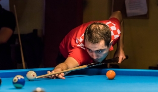 Marko Lišnić se bori za mesto v četrtfinalu.