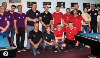 Turnir ekip v Varaždinu (9. 5. 2015). BK Gomes v vijolčnih barvah.