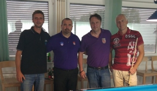 Finalisti turnirja: Rado Doroslovac (1.), Alen Simonič (3.), Miha Štrucl (2.) in Franci Čučnik (3. mesto).