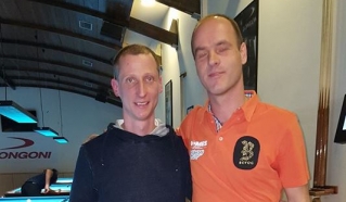 Polfinale: Mitja Gradišnik (KB Ljubljana) in Matjaž Erčulj (BK Gomes).