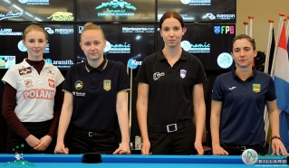 Najboljše 4 igralke v disciplini desetke. Foto: EPBF.