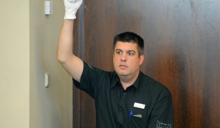 Pozorno sodniško oko, Miha Vovko na EP 2017. Foto: EPBF.