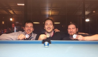 levo Timotej Veršec, na sredini Midhat Muminović, desno Timotej Dundovič