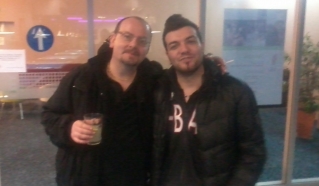 gosta iz Italije; levo Roberto Zogani; desno Eric Geppert